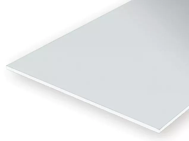 Evergreen Scale Models 9104 White Sheet Styrene .030 x 8 x 21
