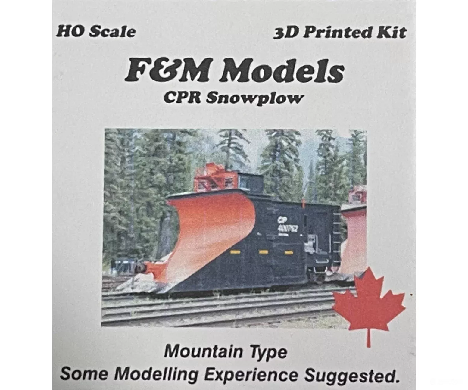 F&M Models HO 87-011 CPR Mountain Snowplow (Kit)