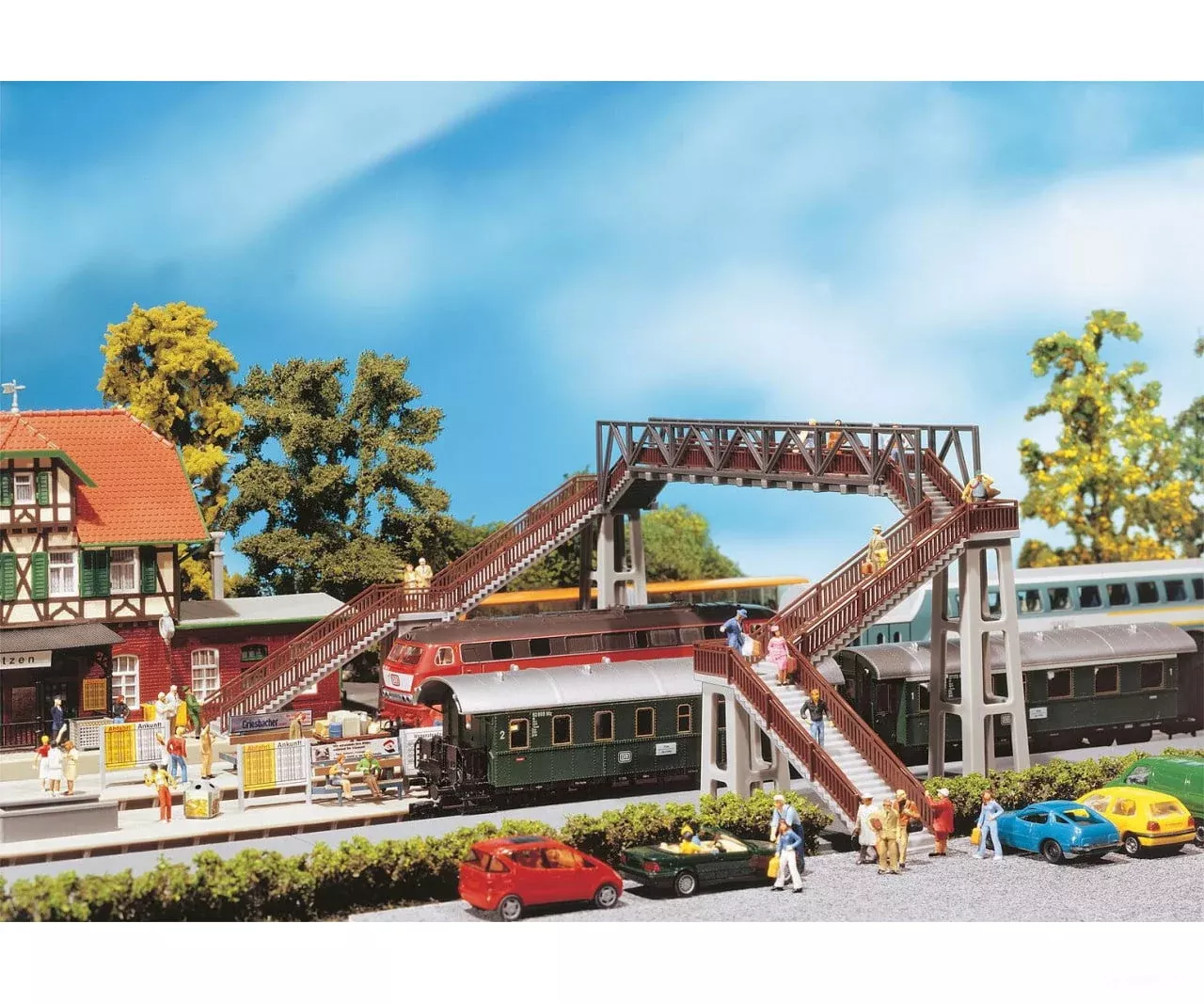 Faller 120179 HO Foot bridge