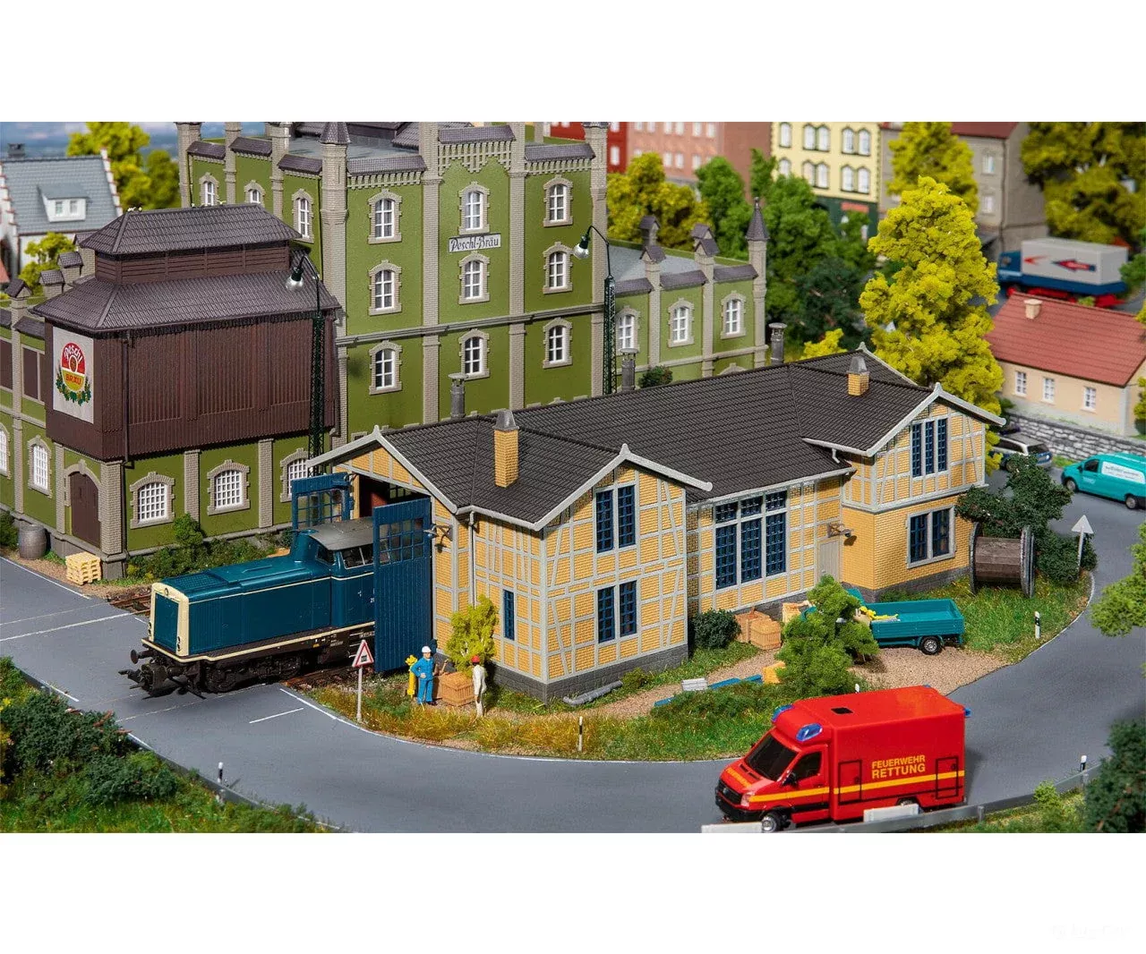 Faller 120287 HO Locomotive shed, 1 stall