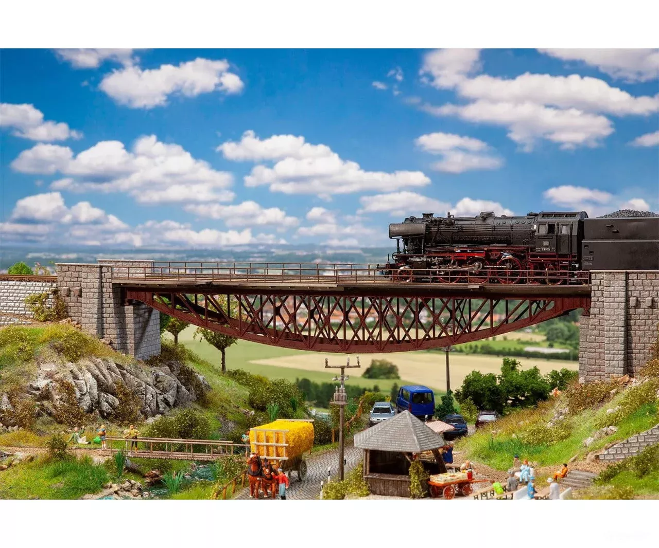 Faller 120503 HO Fish-bellied bridge