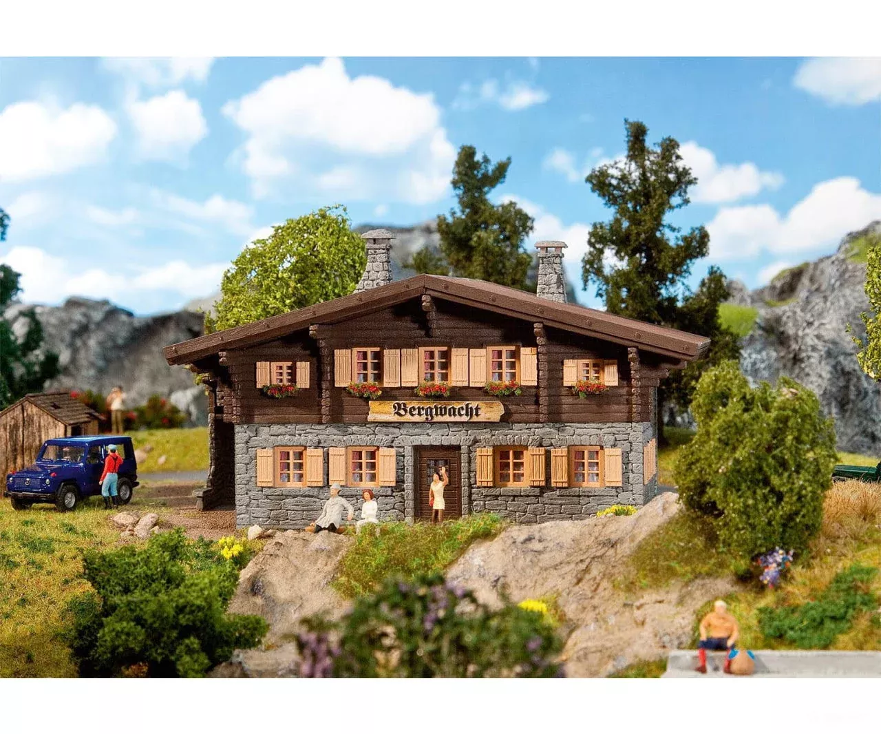 Faller 130326 HO Mountain rescue cabin
