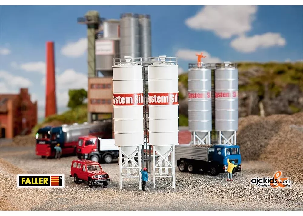 Faller 130476 – 2 Industrial silos