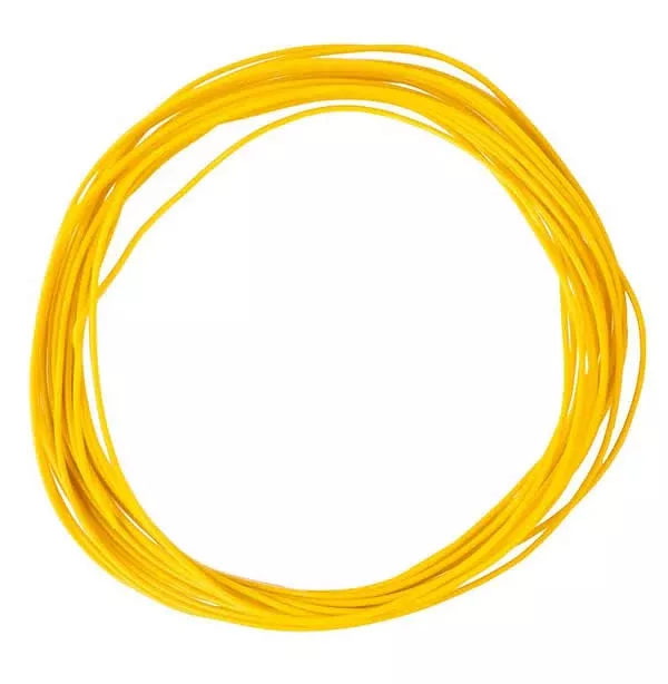 Faller 163785 A Scale Fine Stranded Wire .002″ .04mm x 32′ 9-5/8″ 10m Roll — Yellow