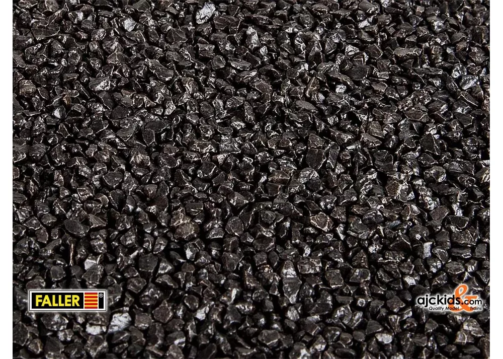 Faller 170301 – Scatter material Coal, black, 650 g
