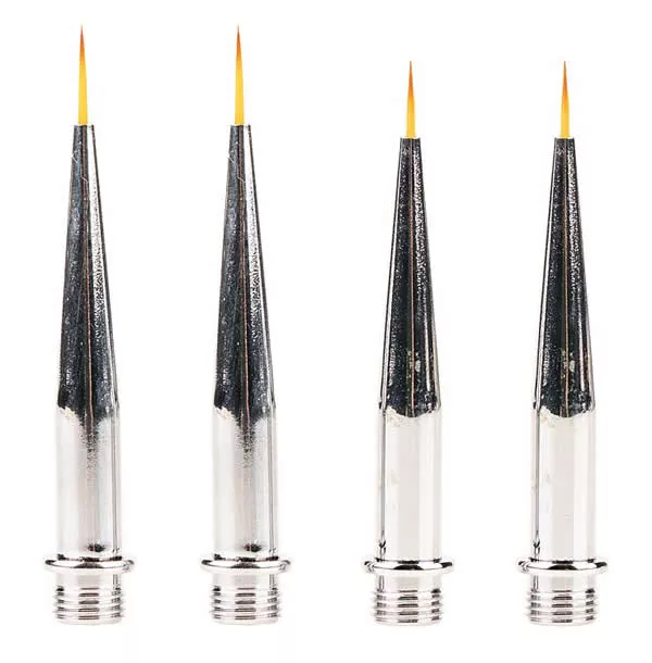 Faller 172161 A Scale Interchangeable Tips for No. 272-172160 Detail Brush — Includes 2 Each: Synthetic 7 and 9mm Tips