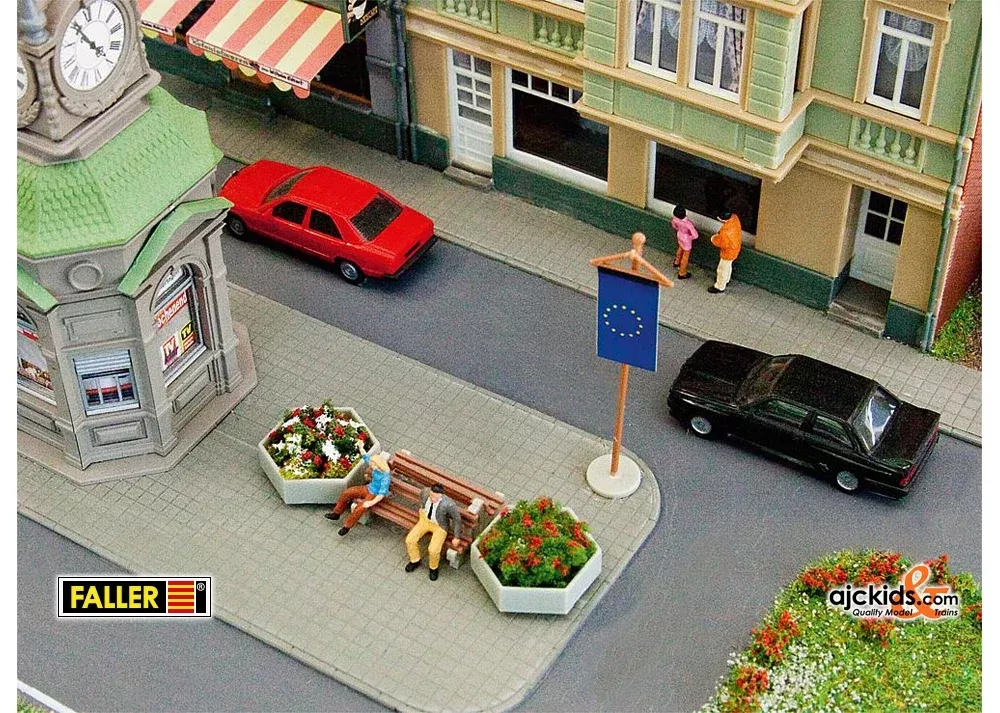 Faller 180537 - Set of sidewalk tiles