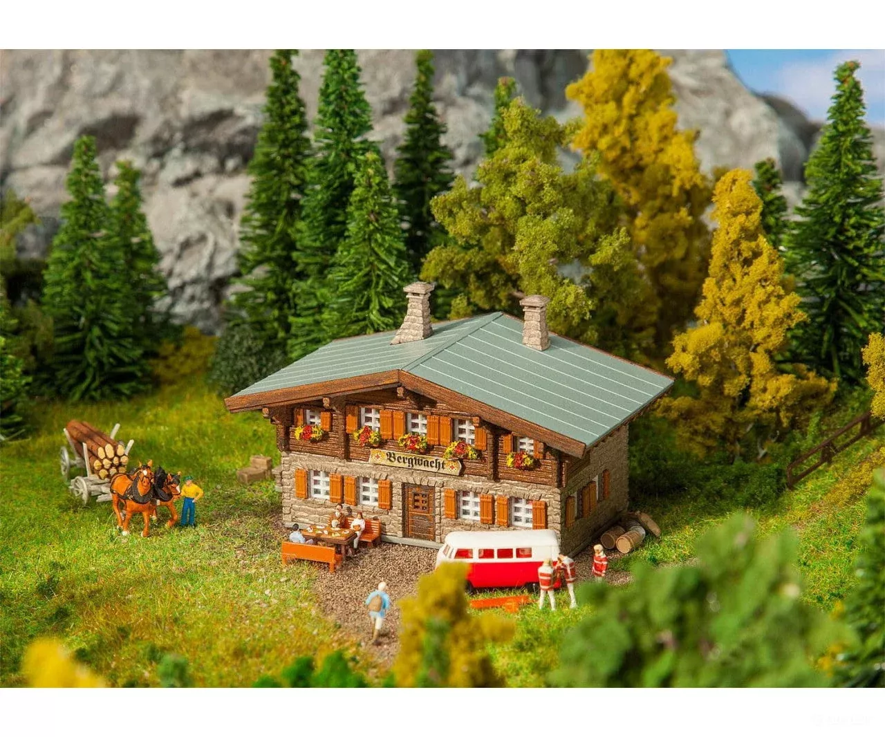 Faller 232338 N Mountain rescue chalet
