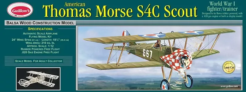 Guillows 201 Thomas Morse S4C Scout