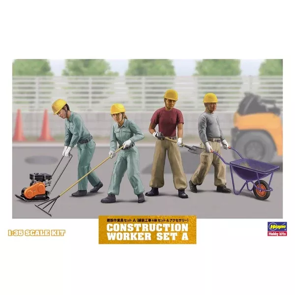 Hasegawa 66003 1/35 Construction Worker Set A