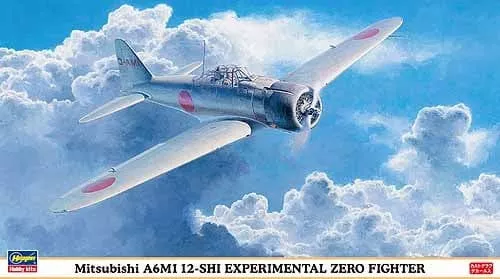 Hasegawa 9840 1/48 Mitsubishi A6M1 12SHI Experimental Zero Fighter (D)