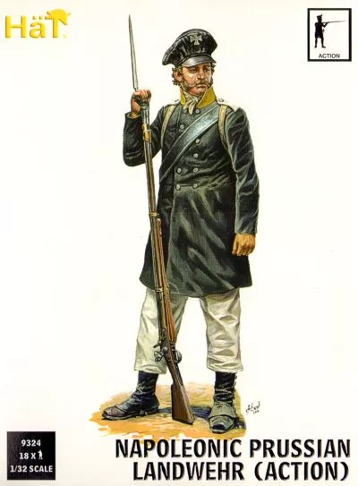 HAT Industrie HAT9324 1:32 Prussian Landwehr Action poses