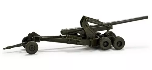 Herpa 743679 HO Scale Minitanks US & Allies WWII & Korea Artillery – Kit — M59 155MM “Long Tom” Cannon