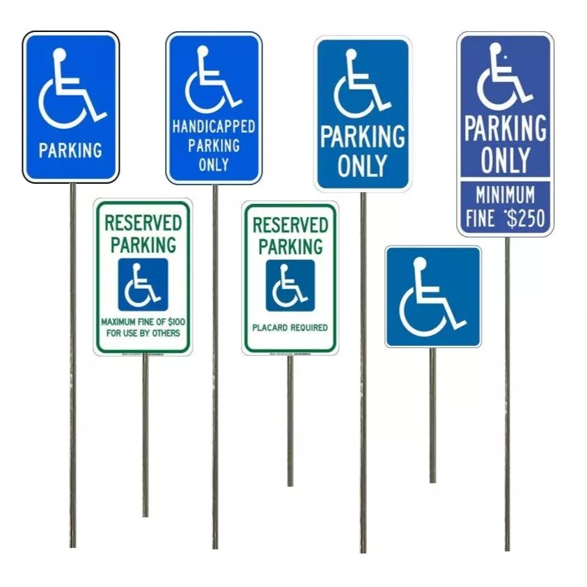 HO Scale – Handicapped Parking – 2 Pack