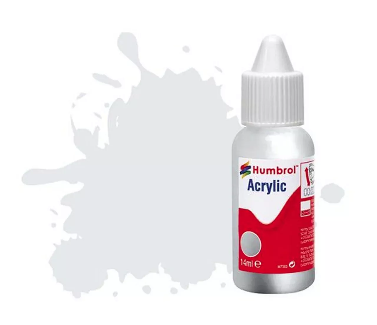 Humbrol 14mls Acrylic No 191 Chrome Silver Metallic