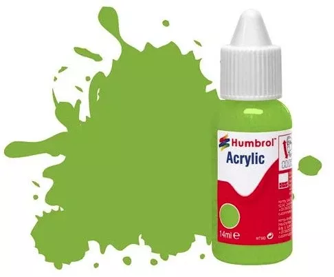 Humbrol 14mls Acrylic No 38 Lime Gloss