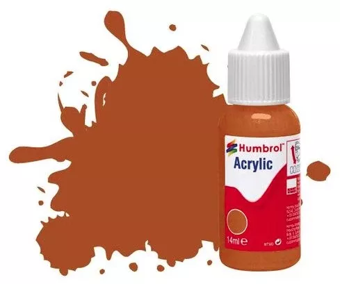 Humbrol 14mls Acrylic No 9 Tan Gloss – Acrylic 14ml