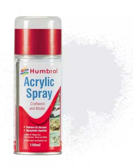 # Humbrol 191 Chrome Silver Metallic 150ml Acrylic Spray
