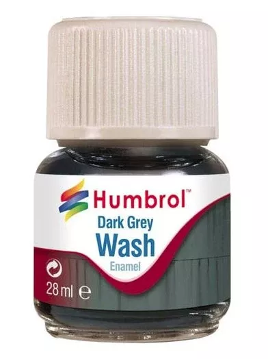 # Humbrol 28ml Enamel Wash Dark Grey