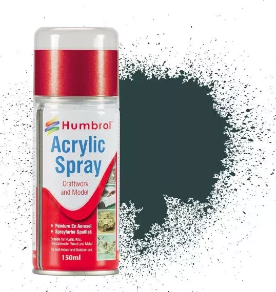 # Humbrol No 67 Tank Grey Matt 150ml Acrylic Spray