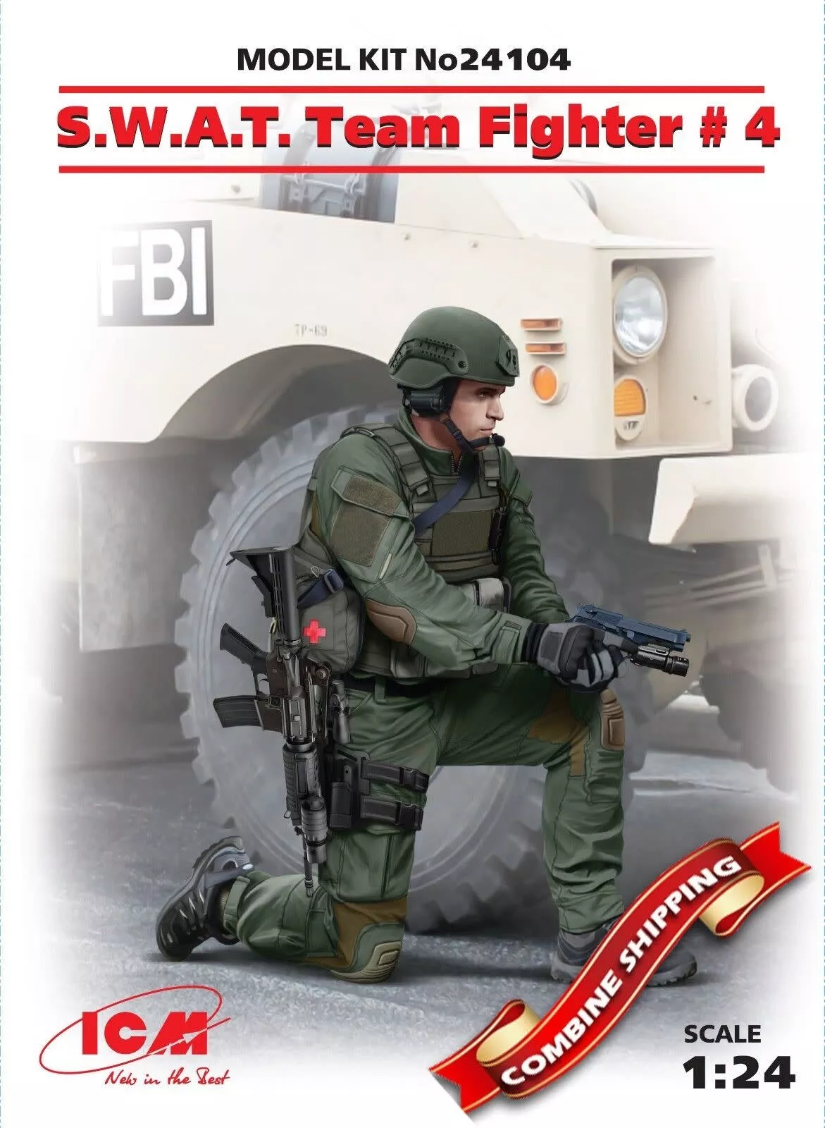 ICM 24104 Swat Team Fighter 4