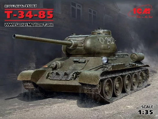ICM Models 35367 1/35 WWII Soviet T34/85 Medium Tank (D)