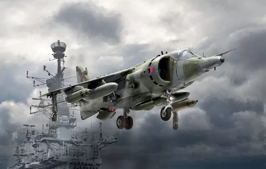Italeri 1401 1/72 Harrier GR3 RAF Fighter Falklands War