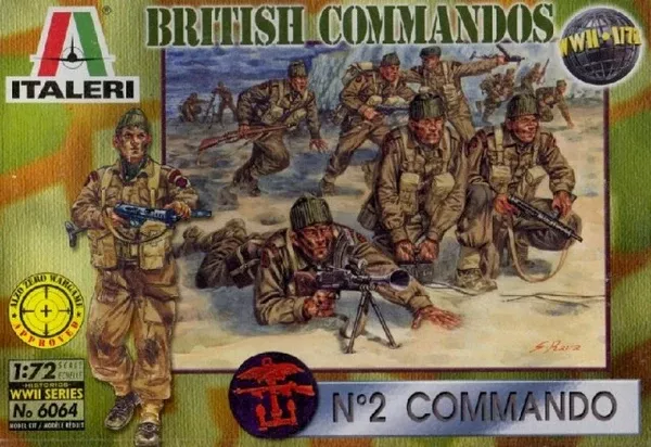 Italeri 6064 1/72 British Commandos WWII Figures