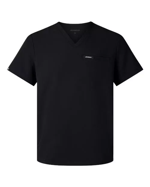 Jaanuu M10002 Platt 3-Pocket Scrub V-Neck Top