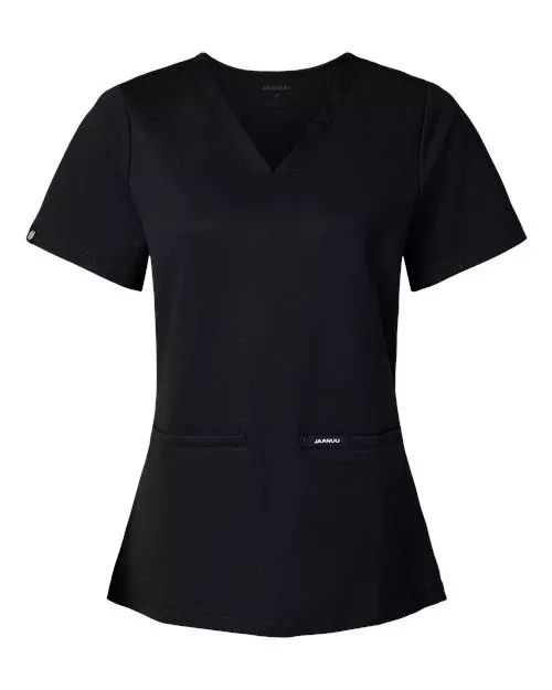 Jaanuu W30003 Women’s Cesi Ultrasoft Scrub V-Neck Top