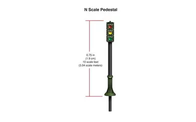 JP5635 N Scale Woodland Scenics Pedestal Traffic Lights