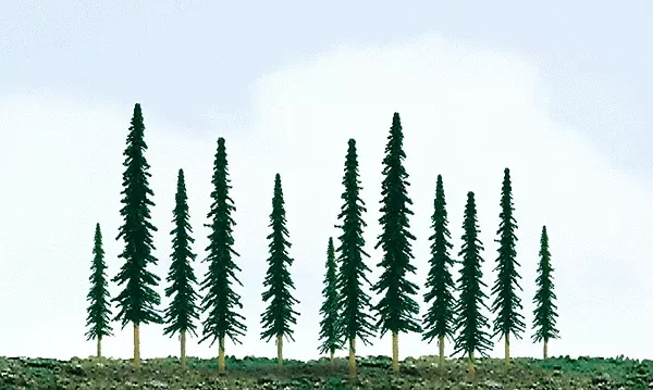 JTT 92011 Conifer Trees 4″ to 6″ Scenic HO Scale