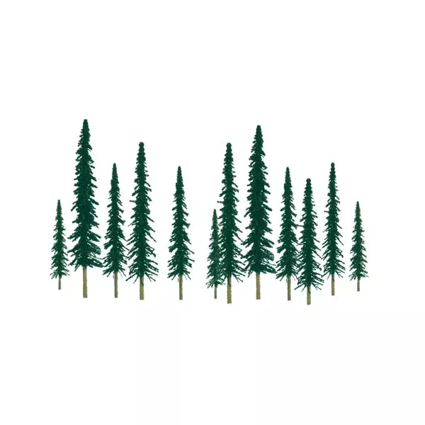 JTT 92012 Conifer Trees 6″ to 10″ Scenic O Scale