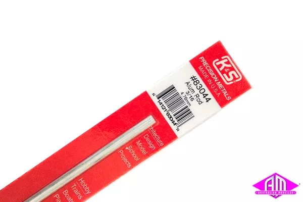K&S – #83044 – Aluminium Rod – Round – 3/16″ (1pc)