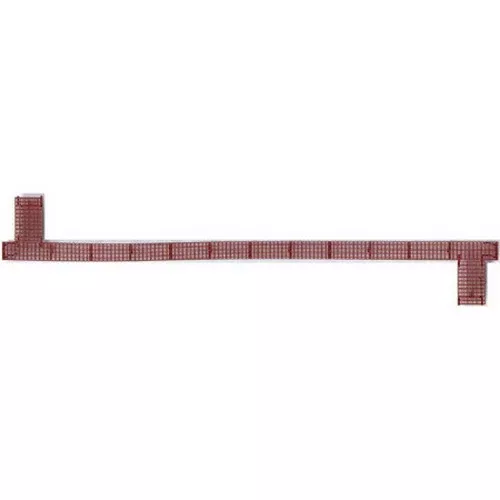 Kadee 2000 HO 40′ Foot Apex Running Board in Red Oxide