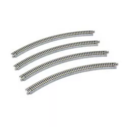 Kato 20132 N 348mm 13-3/4" Radius Curve 45-Degree (4)