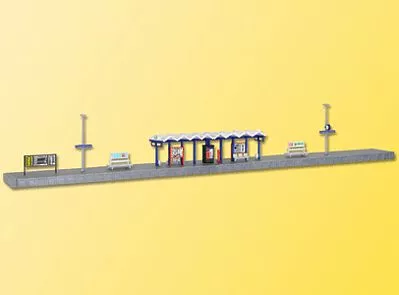 Kibri 39563 HO Scale Modern German Subway (S-Bahn) Stop “Nurnberg Street”