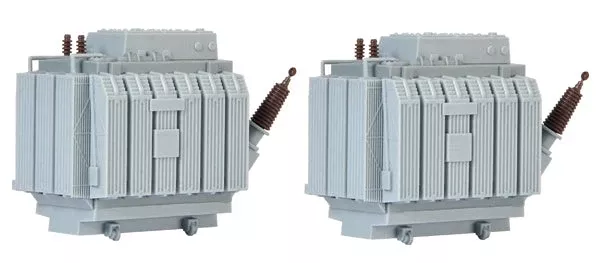 Kibri 39844 1/87 Scale Electrical Transformers – 2 Pieces