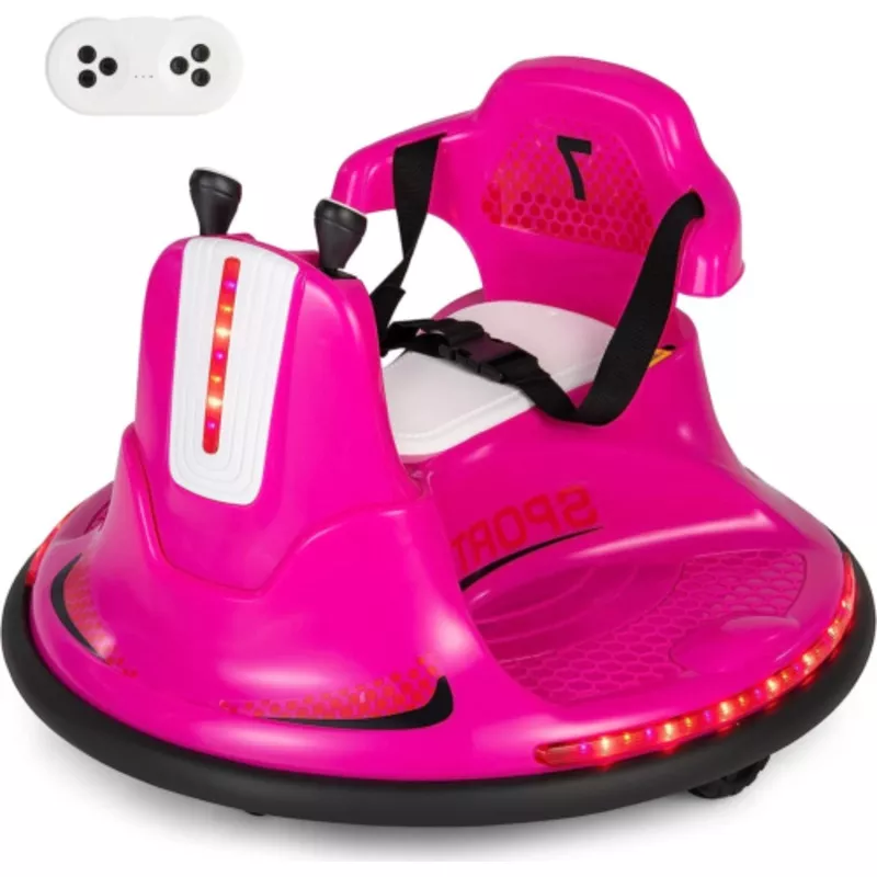 Kid-Friendly Remote Control Bumper Car: Battery-Powered Electric Vehicle for Endless Fun!
