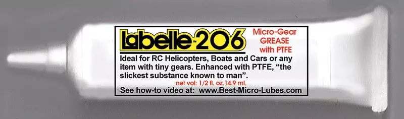 Labelle 206 Hi-Performance R/C Model Grease
