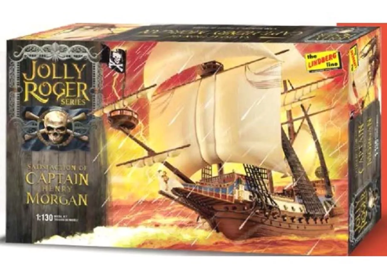 Lindberg 219 Jolly Roger Series Captain Morgan1/130 Scale