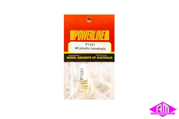 Link-Line – P1241 – 48 Class Plastic End Handrails (HO Scale)