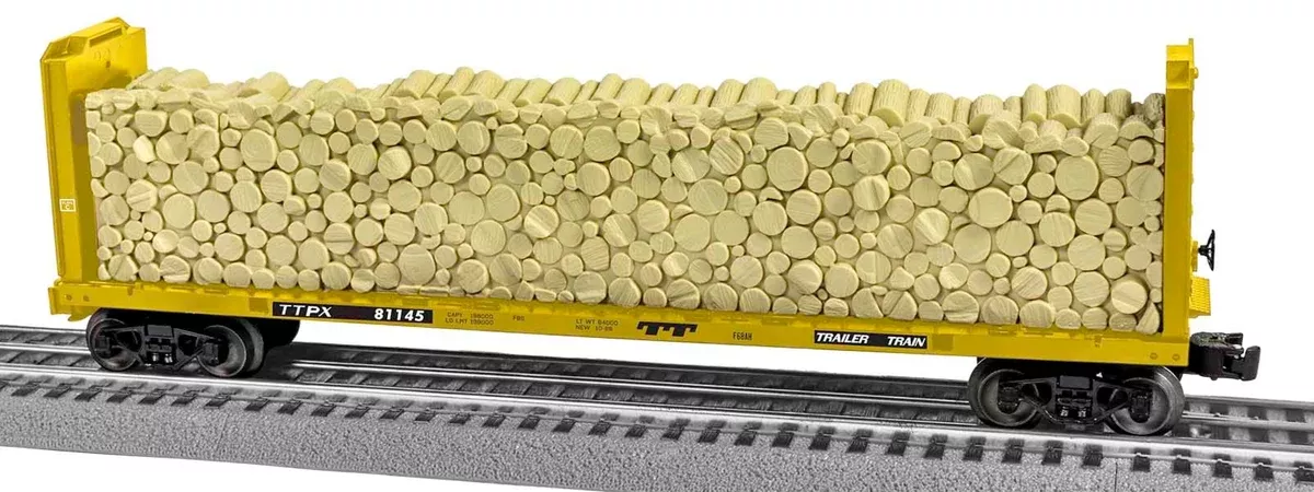 Lionel 2043124 TRAILER TRAIN BULKHEAD FLATCAR #81145 O SCALE NEW