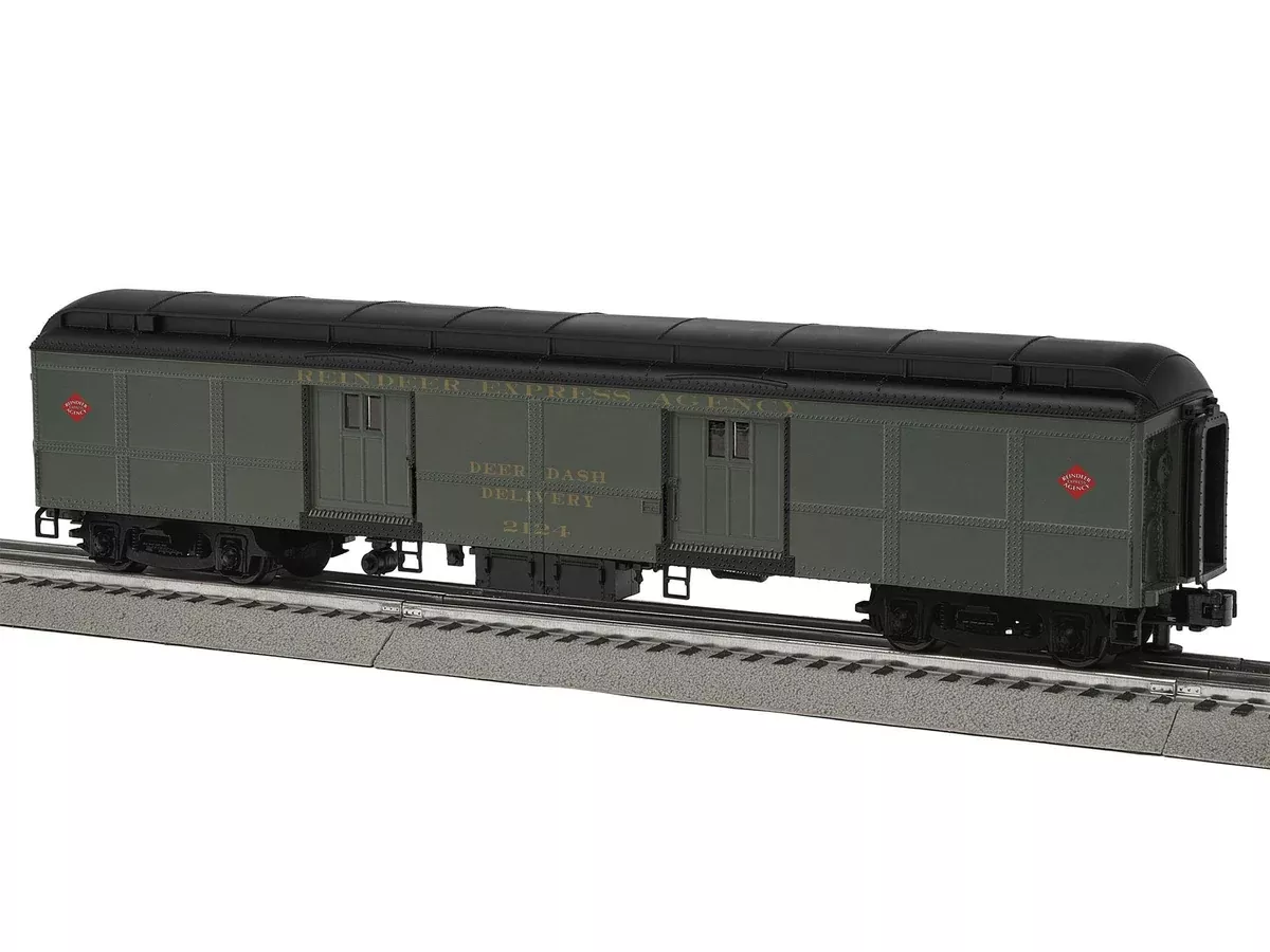 Lionel 2127220 REINDEER EXPRESS B60 PASSENGER CAR #2124 CHRISTMAS O SCALE NEW