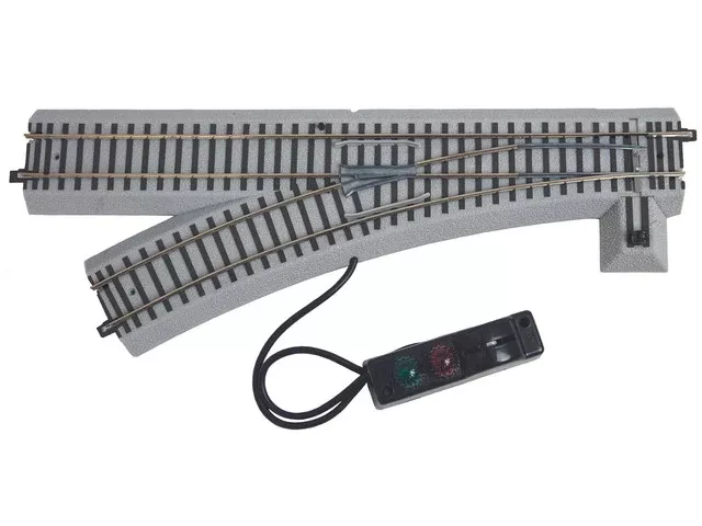 Lionel 649885 AF Fastrack R27 LH Command / Remote Switch, S Scale