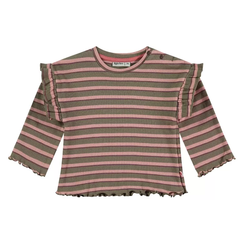Long Sleeve Flutter T-Shirt Army