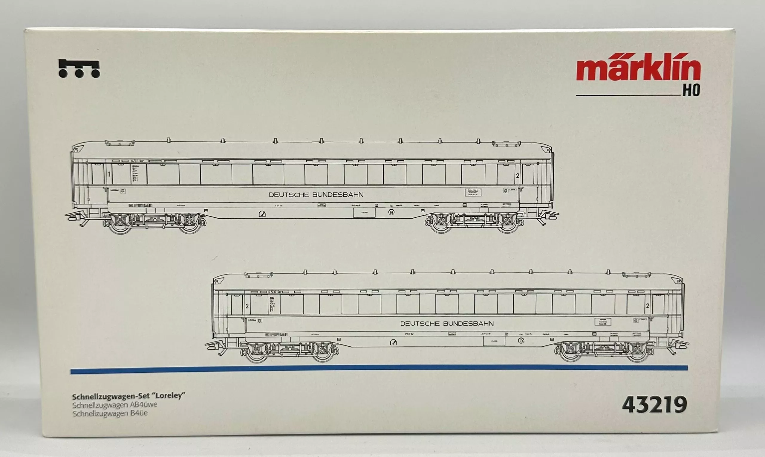 Marklin 43219 HO Scale “Lorelei” Express Train Passenger Car Set
