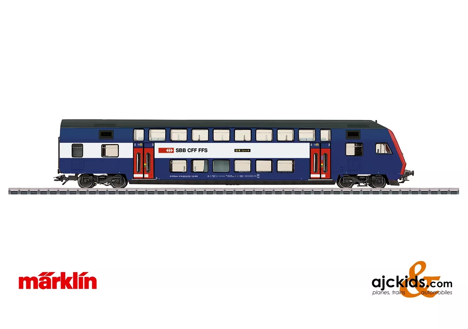 Marklin 43575 - Zürich S-Bahn Bi-Level Cab Control Car