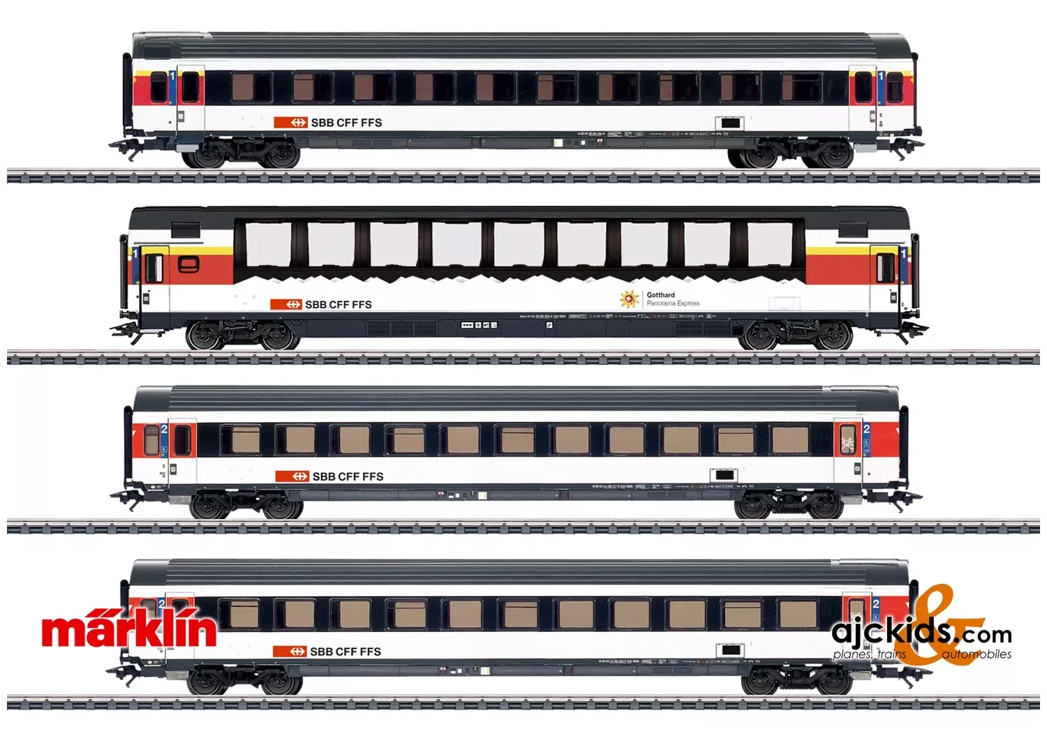 Marklin 43651 - Passenger Car Set (LED Lights included)