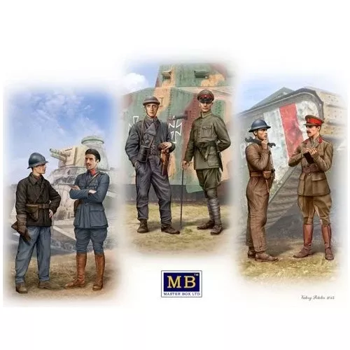 Master Box 35134 1/35 Tankmen of WWI Era
